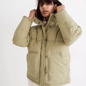NWT Madewell Holland Quilted Puffer Parka